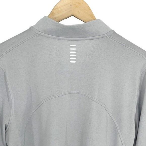 Under Armour Women’s Heatgear Half Zip Long Sleeve Pullover Shirt Gray Size Larg - Picture 4 of 9